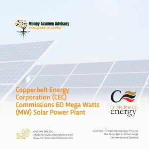 Read more about the article Copperbelt Energy Corporation (CEC) Commissions 60 megawatts (MW) Solar Power Plant